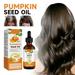 Organic Cold Pressed Pumpkin Seed Essential Oil Virgin Natural Moisturizer for Dry Hair Rough Skin and Nails Hair Growth Massage Oil 1pcs