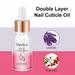 Melotizhi Double Layer Nutrient Oil Anti Barb Dead Skin Moisturizing Care Oil Softener Nail Care 15ml Multi Color Finger Edge Oil Gel Nail Polish Colors Jelly Gel Nail Paint Quick Dry Top Coat