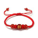 JSNKJLMN 2024 New Year of Dragon Red String Bracelet Adjustable Dragon Charm Bracelet Chinese Animal Good Luck Bracelet Jewelry Gifts I5M9