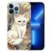 COMIO FancyCase for iPhone 14 Pro Case (6.1inch)-Women Girls Cute Sleepy Fox Design Lovely Cartoon Animal Pattern Flexible Protective Case Compatible with iPhone 14 Pro (Sleepy Fox)