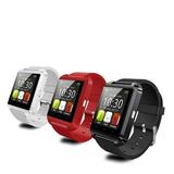 Smartwatch U8 Smart Watch Wrist Watch Digital Player Watch for Phone Wearable Electronic Device (Black)