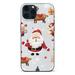 ONETECH for iPhone 14 Plus Case Christmas Case for Boys Girls Clear Soft PC Shockproof Protective Cover for iPhone 14 Plus with Cute Santa Claus Christmas Designed Phone Cover Cases 6.7 inch