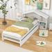 Kid-Friendly Design Twin Size Bed Kids Bed Floor Bed with Trundle