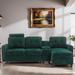 Living Room Furniture L-Shaped Storage Sofa Living Room Sofa Cozy Sectional Sofa with Storage Options, Emerald