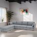 Modular Sectional Sofa U Shaped Modular Couch with Reversible Chaise Modular Sofa Sectional Couch with Storage Seats, Beige