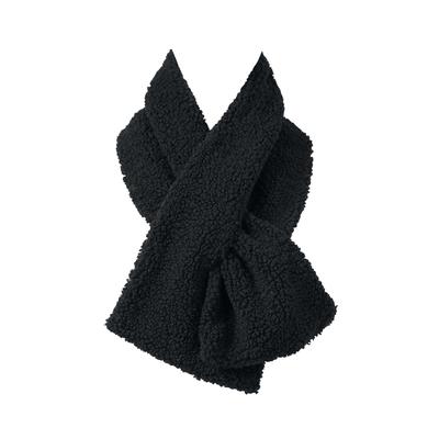 Women's Sherpa Pull-Through Scarf by Accessories For All in Black