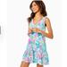 Lilly Pulitzer Dresses | Lilly Pulitzer Camilla Swing Tiered Mini Dress Size Xxs | Color: Blue/Pink | Size: Xxs