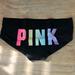 Pink Victoria's Secret Intimates & Sleepwear | 5/$25 Victoria’s Secret Pink Hipster Pantie | Color: Black | Size: M