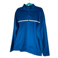 Nike Jackets & Coats | Nike Golf Men's Jacket Size L Standard Fit Therma-Fit In Blue W/White Stripe | Color: Blue/White | Size: L