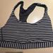 Lululemon Athletica Other | Lululemon Black And White Striped Sports Bra | Color: Black/White | Size: 4