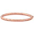 Kate Spade Jewelry | Kate Spade Rose Gold Elegant Edge Stone Bangle Bracelet | Color: Gold/Pink | Size: Os