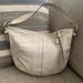 Coach Bags | Coach Soho Hobo Shoulder Bag Purse White Leather Tassel 8a03 Handbag | Color: White | Size: 11” X 12”