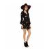 Free People Dresses | Free People Ob456149s Black/White Jasmine Embroidery Kimono Fit/Flare Dress $148 | Color: Black | Size: 2