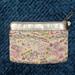 Coach Bags | Coach Sateen Clutch Bandana Butterfly Graffiti - Nyc Hearts Butterflies | Color: Gray/Pink | Size: Os