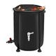 Rain Catcher Barrel, 200L Rain Water Collector, Portable Weather Proof Sturdy Water Tank, Rain Container with Filter Spigot Overflow Kit, PVC Garden Rain Barrels for Watering Car Washing Gardening