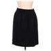 J.Crew Factory Store Casual Skirt: Black Solid Bottoms - Women's Size 10