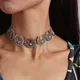 Colliers ethniques ras du cou couleur argent pour femmes style Boho Turquoise bijoux de fête pour