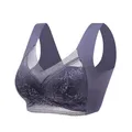 L-6L femmes grand soutien-gorge Push Up Ice injSeamless supérieure Bralette dentelle sans fil