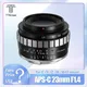 TTArtisan APS-C 23mm F1.4 ressing Fast Objectif documentaire pour Fuji X-E2 Sony A6femelle IL M5