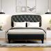 Winston Porter Niketa Tufted Platform Bed Upholstered in Gray | 41.7 H x 60.6 W x 81.1 D in | Wayfair CA5124D3A0484E089CB9F7880C562562
