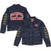 Unisex Levi's Blue San Francisco 49ers Big & Tall Denim Button-Up Trucker Jacket