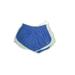 Nike Athletic Shorts: Blue Solid Activewear - Women's Size Large