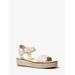 Richie Logo Platform Espadrille Sandal