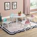 Compact And Easy To Install, Children's panel table with 4 chairs