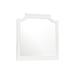 Savannah Beveled Dresser Mirror - White Finish - 1.89"W x 37.76"H x 37.8"D