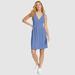 Eddie Bauer Women's Aster Crossover Dress- Bluebird - Size XS