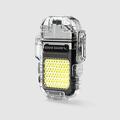 Eddie Bauer Rechargeable Dual Arc Lighter With COB Light - Black - Size ONE SIZE