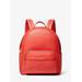 Michael Kors Bex Medium Pebbled Leather Backpack Orange One Size