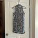 Anthropologie Dresses | Anthropologie Dress, Size 0p, Black And Blue And Tan | Color: Black/Blue | Size: 0p