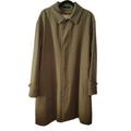Burberry Jackets & Coats | Burberry Men's Overcoat Sz Xl Olive Green Wool Gaberdine Lined Pockets Coat | Color: Green/Tan | Size: Xl