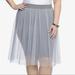 Torrid Skirts | Nwt Torrid Midi Mesh Tulle Skirt Size 3 | Color: Gray | Size: 3x