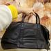 Coach Bags | Coach Large Leather Travel Bag | Color: Black | Size: Os