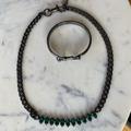 Rebecca Minkoff Jewelry | Euc Rebecca Minkoff Necklace/Bracelet Bundle | Color: Gray/Green | Size: Os
