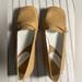 Nine West Shoes | Nine West Leather Beige Flats Size 6.5 | Color: Tan | Size: 6.5