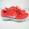 Nike Shoes | Nike Lunaracer 3 Men's Lunarlon Running Shoes Red Orange Pink Blue Soles Size 6 | Color: Red | Size: 6