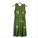 Anthropologie Dresses | Maeve By Anthropologie Polka-Dots Stars Mini Dress Women's Size 6 New Green | Color: Green | Size: 6