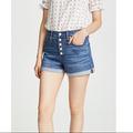 Madewell Shorts | Madewell High-Rise Shorts Button-Front Edition Like New | Color: Tan | Size: 29