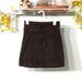 Free People Skirts | Free People Modern Femme Lace-Up Denim Mini Skirt - Euc | Color: Black | Size: 6