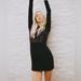 Zara Dresses | Euc Zara Lbd With Mesh Corset | Color: Black | Size: Xs