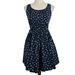 Anthropologie Dresses | Anthropologie Moulinette Souers Dress Women Size 0 Blue White Polka Dot Crochet | Color: Blue/White | Size: 0