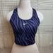 Nike Other | Nike Zebra Print Sports Bra | Color: Black/Purple | Size: Large