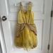 Disney Costumes | Disney Belle Dress Costume Sz 4/6 | Color: Yellow | Size: 4/6