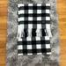 Coach Accessories | Authentic Black And White Plaid Coach Scarf | Color: Black/White | Size: Os