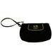 Coach Bags | Coach Bags | Coach Black Satin Wristlet Bag | Color: Black/Gold | Size: Os