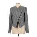 Lost April Jacket: Short Gray Houndstooth Jackets & Outerwear - Women's Size Medium