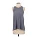 Gap Fit Active Tank Top: Gray Activewear - Women's Size X-Small